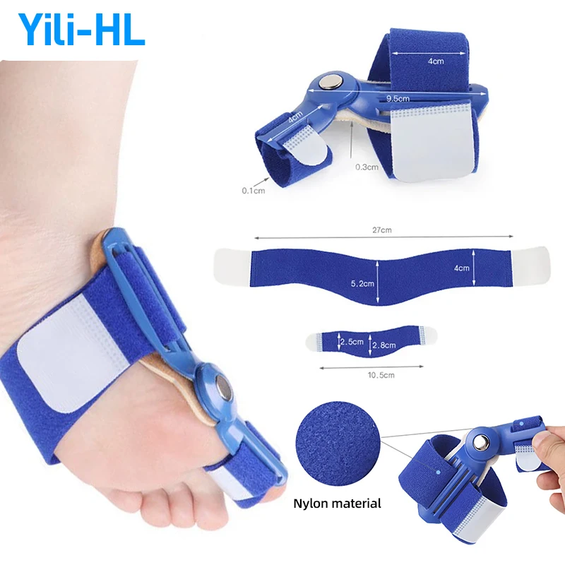 

Bunion Corrector Hallux Valgus Correction Big Toe Bone Separator Bunion Splint Straightener Pedicure Adjustable Unisex Foot Care