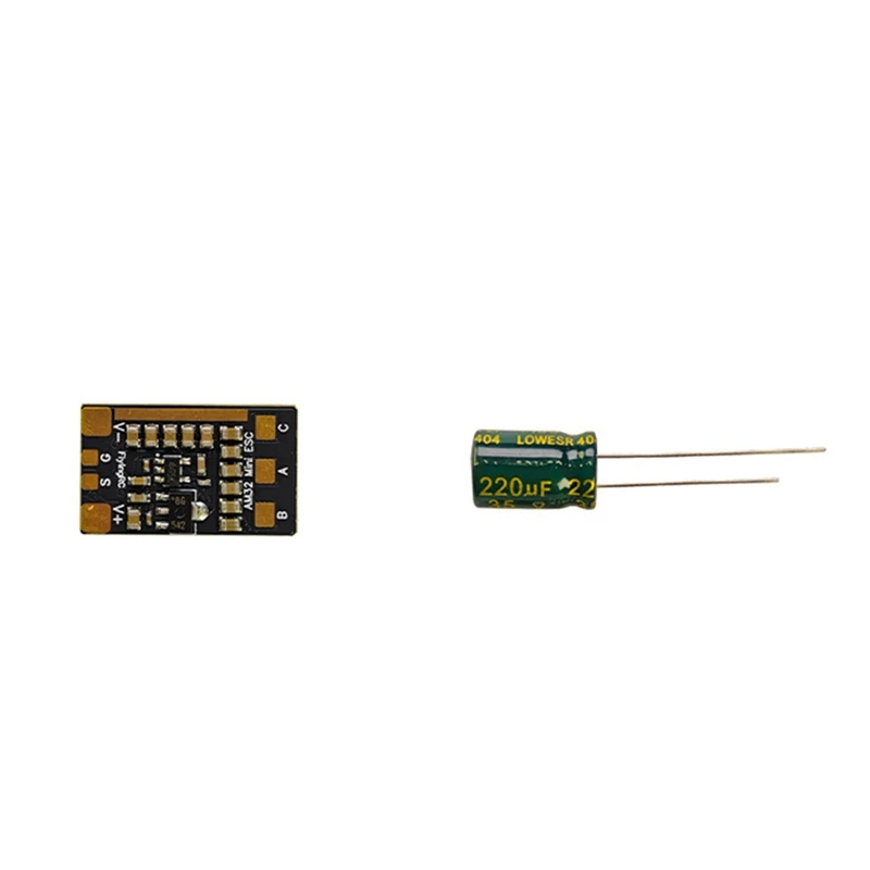 6-26V Single Unit Mini AM32 ESC 2-6S 40A 32-Bit Electronic Speed Controller for FPV Drone RC Car Model No Cables