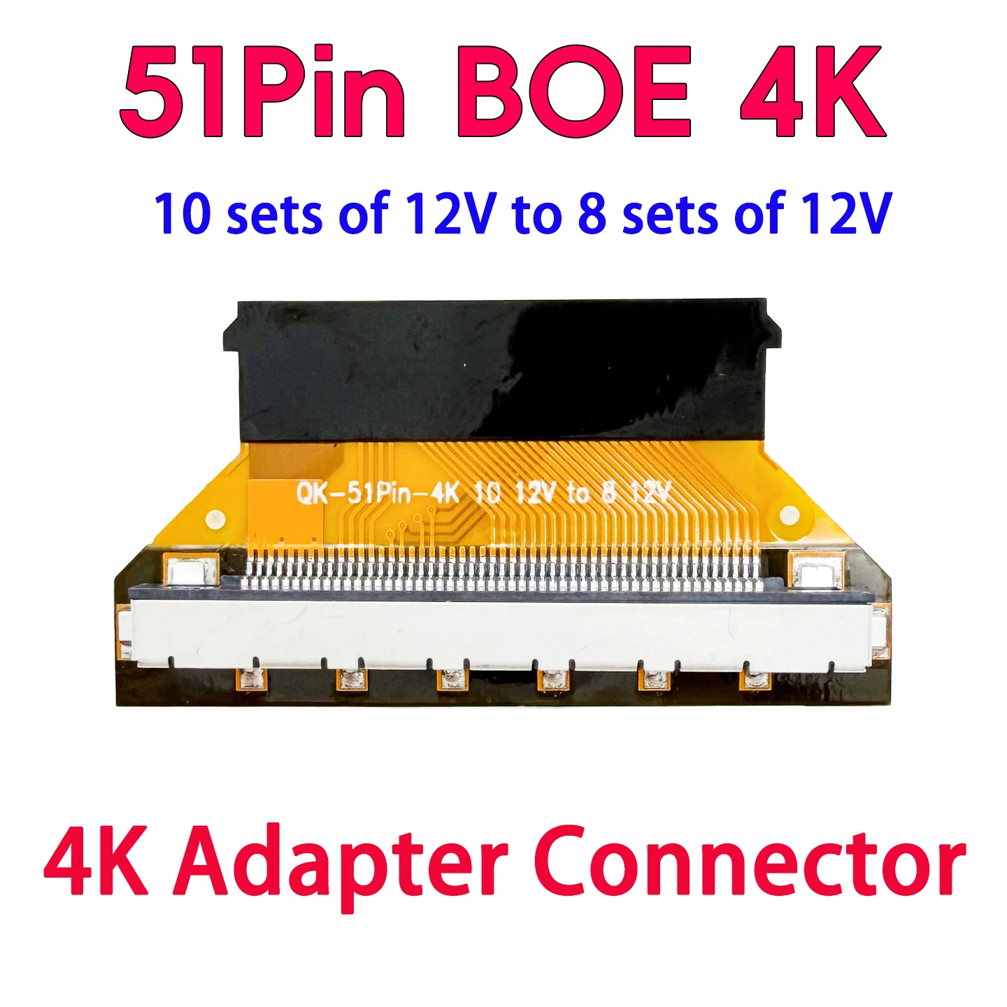

LVDS to FPC Adapter Board EDP51P Adapter Clip 4K Standard Definition to Samsung Definition HV550QUB-B10