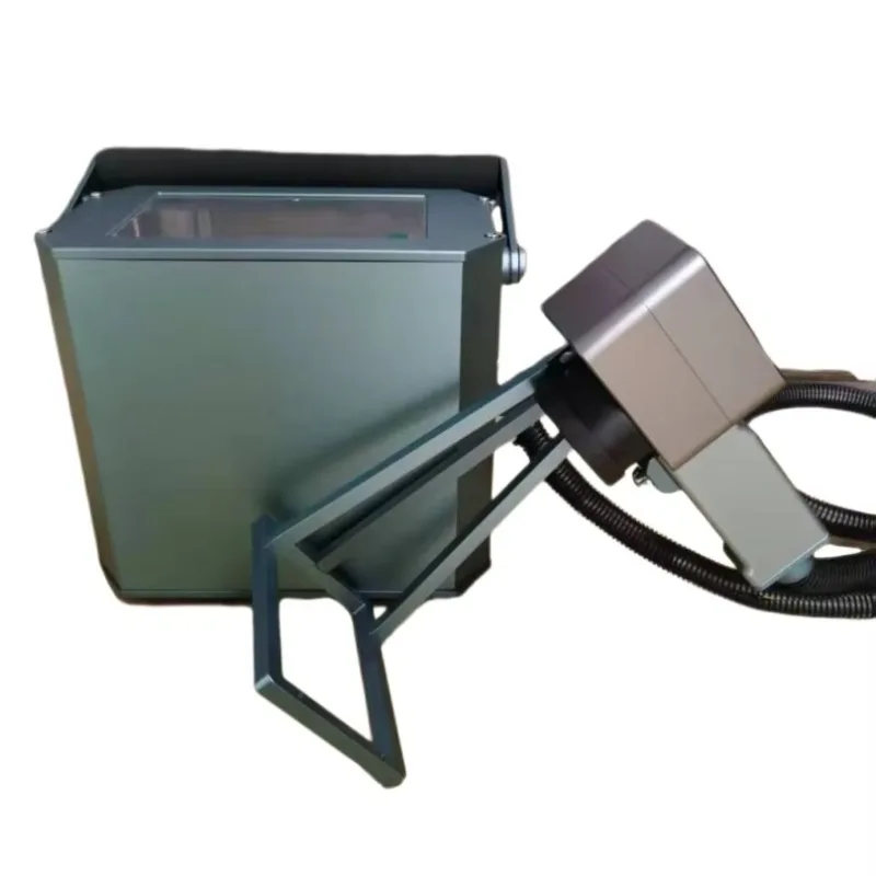 

Portable La ser Engraving Machines Handheld Portable Mini Fiber La ser Marking Machine 20w 30W 50W La ser Marker for Metal