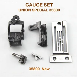Union Special 35800 Gauge Set Crank Arm Sewing Machine Heavy Fabric Needle Plate Feed-Dog Presser Foot Needle Clamp GaugeSet Kit