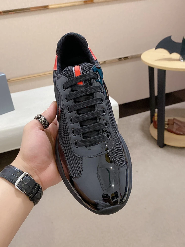 Spring Summer Fashion Outdoors White Casual Flat Bottom Shoes Women's Round Toe Net Cloth Patchwork Breathable Lace-Up Shoes