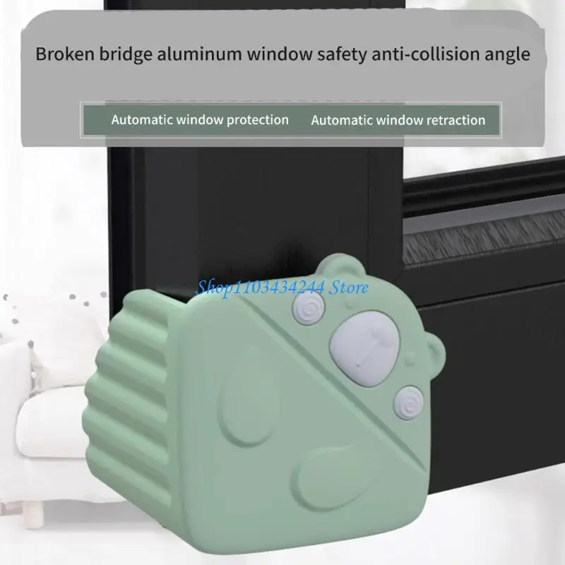 واقي زاوية غير مرئي مقاوم للخدش، واقي حماية من الصدمات لمناطق الأطفال الصغار، واقي زوايا النافذة #5