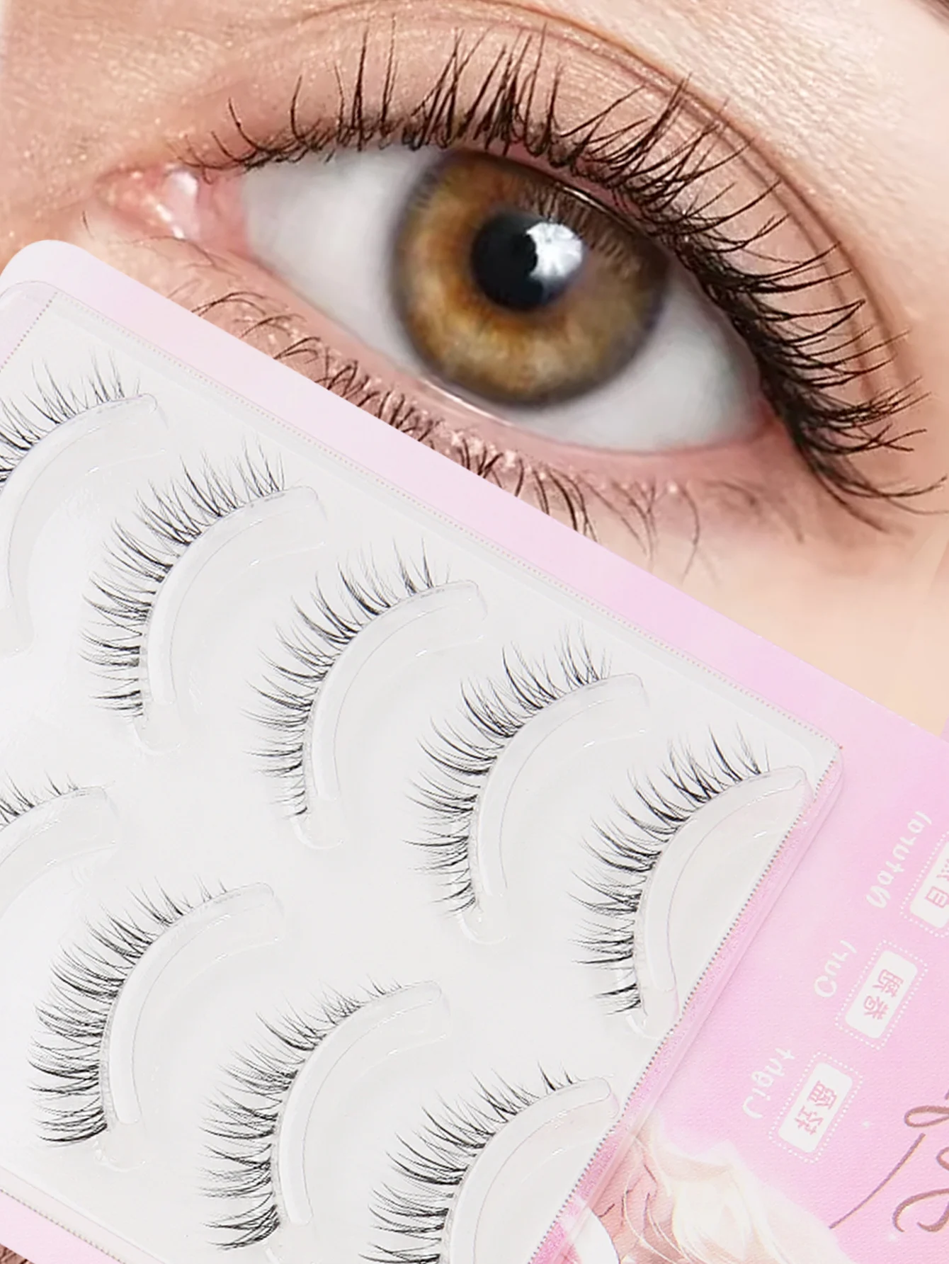 5 Pairs Natural Las…