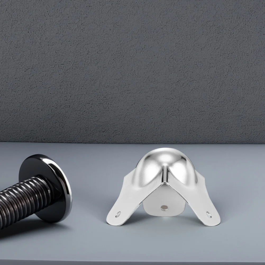 4 шт., защитные уголки с металлическими шариками, универсальное использование для мебели, шкатулок для драгоценностей, домашний декор, защитная рамка, угловые протекторы