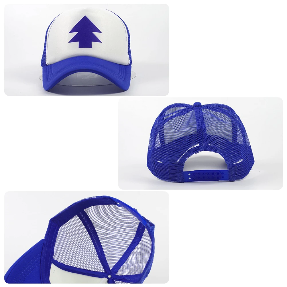 

Pattern Baseball Cap Fashion Sun Hat For Adults Outdoor Summer Travel Beach Protection Blue Hat