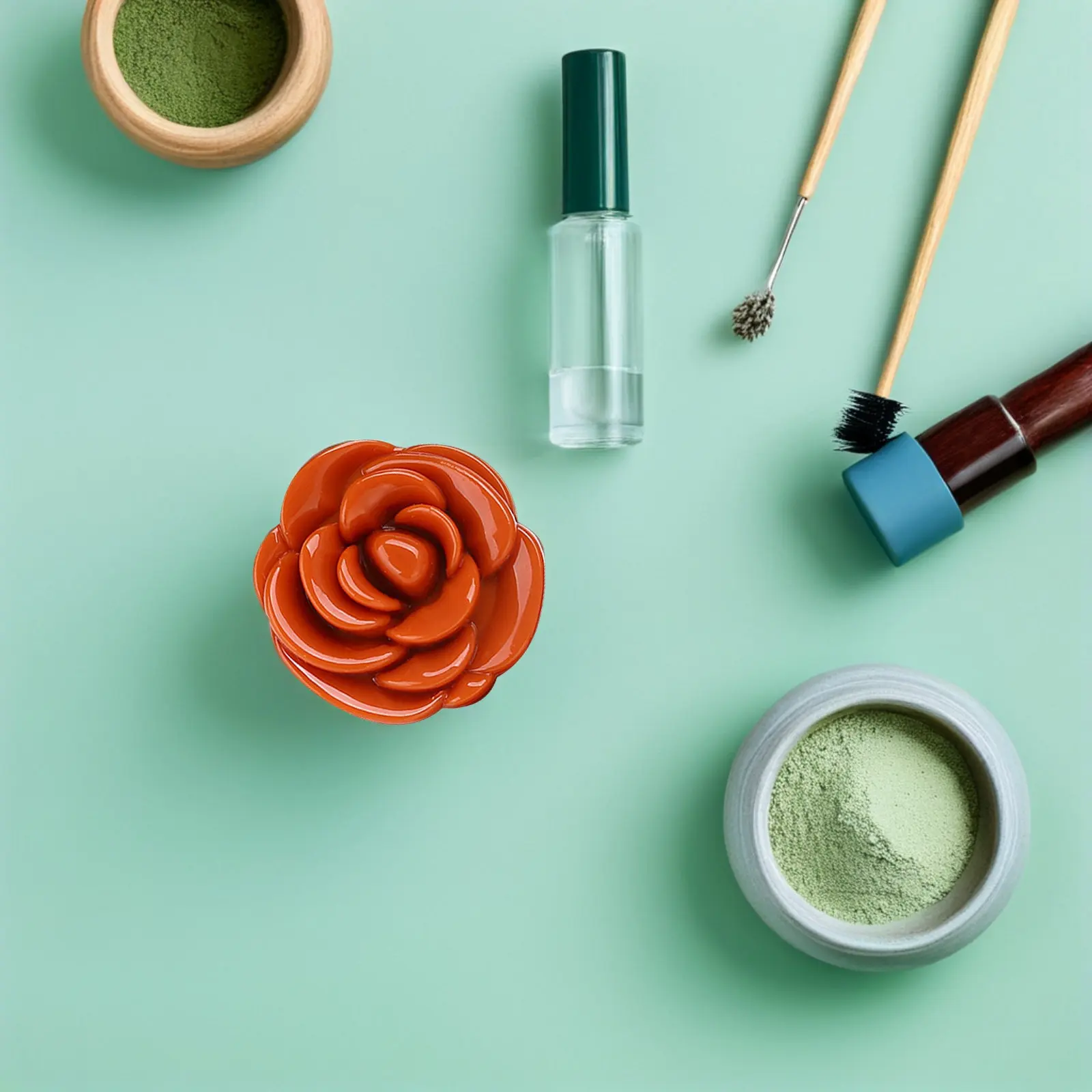 6 stuks herbruikbare tubes mini-bloemstijl crèmepotten voor lippenbalsem gezichtsmasker serum reisvriendelijke persoonlijke verzorgingsset