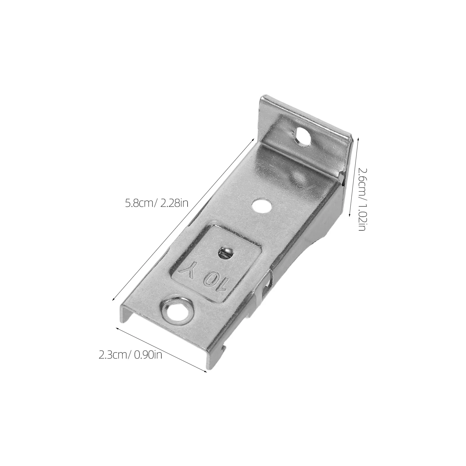 10 قطعة مسار الستار تصاعد الأجهزة الفولاذ المقاوم للصدأ سميكة الجانب جبل بين قوسين قفل الربيع الستائر العمودية الأسطوانة الظل