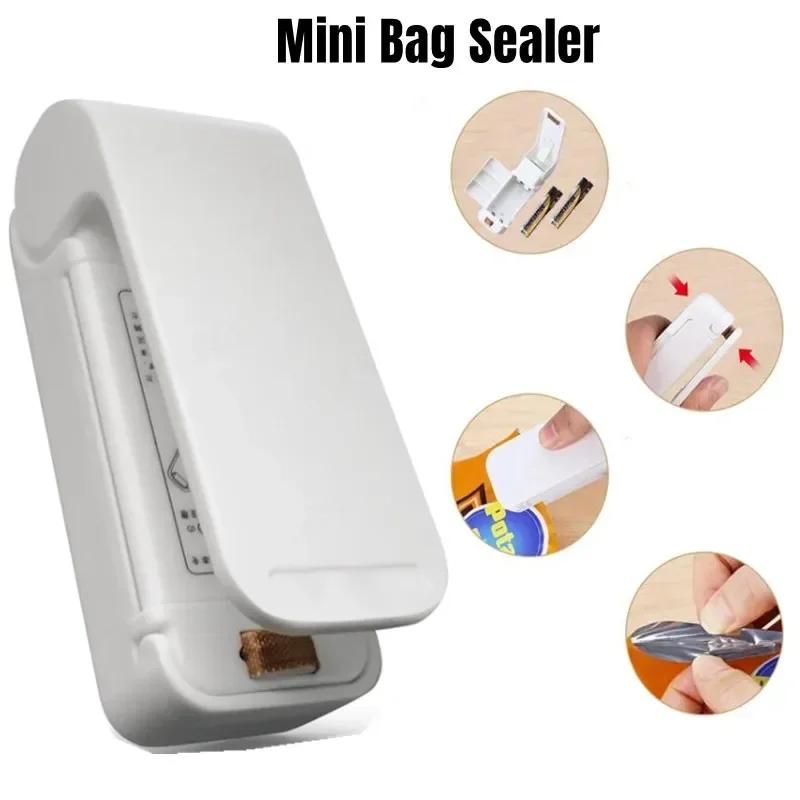 Mini Heat Bag Packaging Sealer Portable Plastic Thermal Bag Clip Sealing Machine Food Storage Seal Snack Closure Kitchen Gadgets