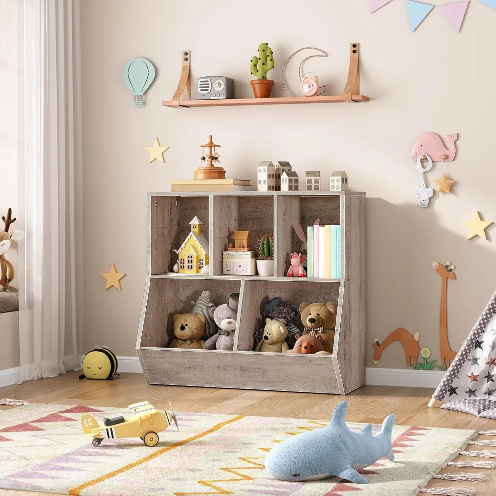 

Bookcase Base, Toy Storage Cabinet, Children's Toy Rack, 35.4 Liter Toy Storage Cabinet