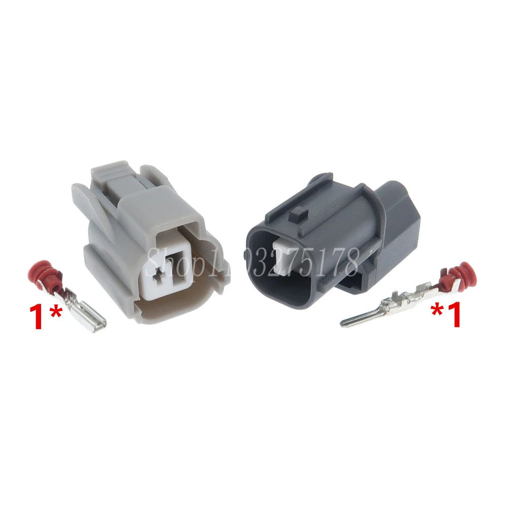 1 Set 1 Pin 6189-0386 6181-0227 Car Horn Speaker Wire Plug Automobile Waterproof Connector for Honda Accord