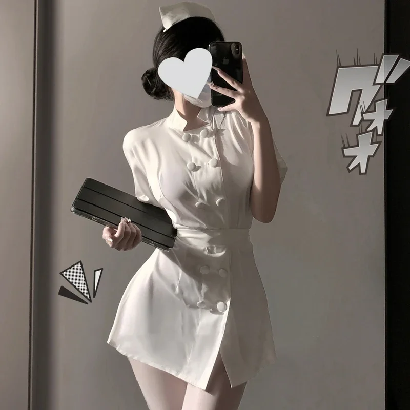 

Сексуальное нижнее белье для косплея, униформа медсестры, костюм на Хэллоуин, женские популярные эротические костюмы, платье, женское искушение, ролевые игры для взрослых