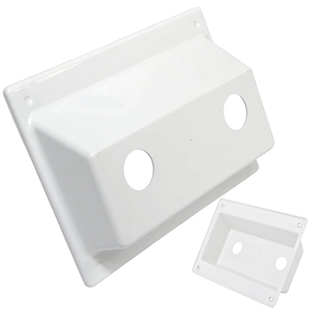 Professional Grade Leakage Prevention with This Stylishly Designed White Faucet Cover Perfect For Any Modern RV Setup