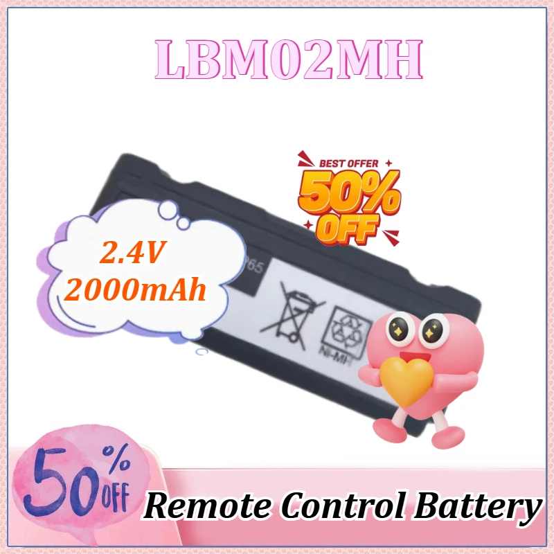 

2.4V 2000mAh New LBM02MH High Quality Rechargeable Battery for Remote Control Battery Accessorie