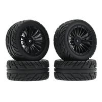 AD22-4Pcs Rubber Tire Tyre Wheel for SG1603 SG1604 SG1605 UDIRC UD1601 UD1602 UD1603 UD1604 1/16 RC Car Upgrades Parts