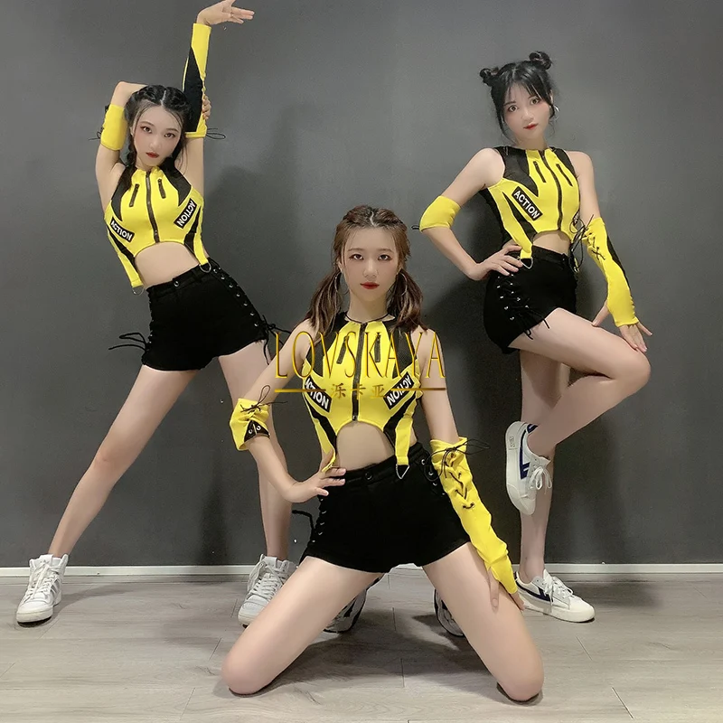 Jazz Dance Costumes for Girls and Women, Dancing Clothes, Singing Tops, Ins Style, Women's Suits, Kpop Clothes