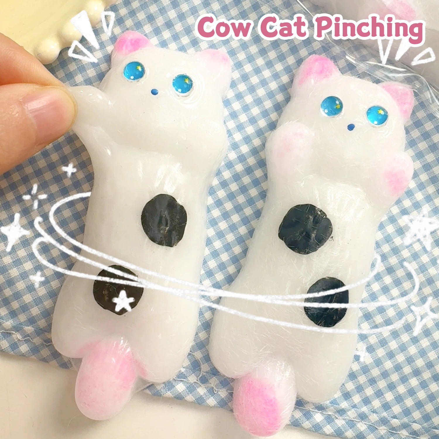 게으른 고양이의 시뮬레이션 크리 에이 티브 꼬집는 장난감 귀여운 고양이 짜기 느린 리바운드 액션 장난감 어린이를위한 성인 불안을 완화