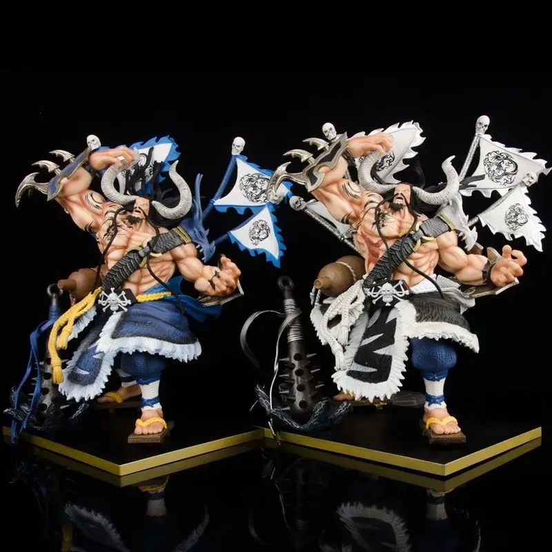 

One Piece Gk Tiens Kaiduo New Armed Ares Four Emperors Resonance Blue And White 2-Color Optional Hand-Made Statue