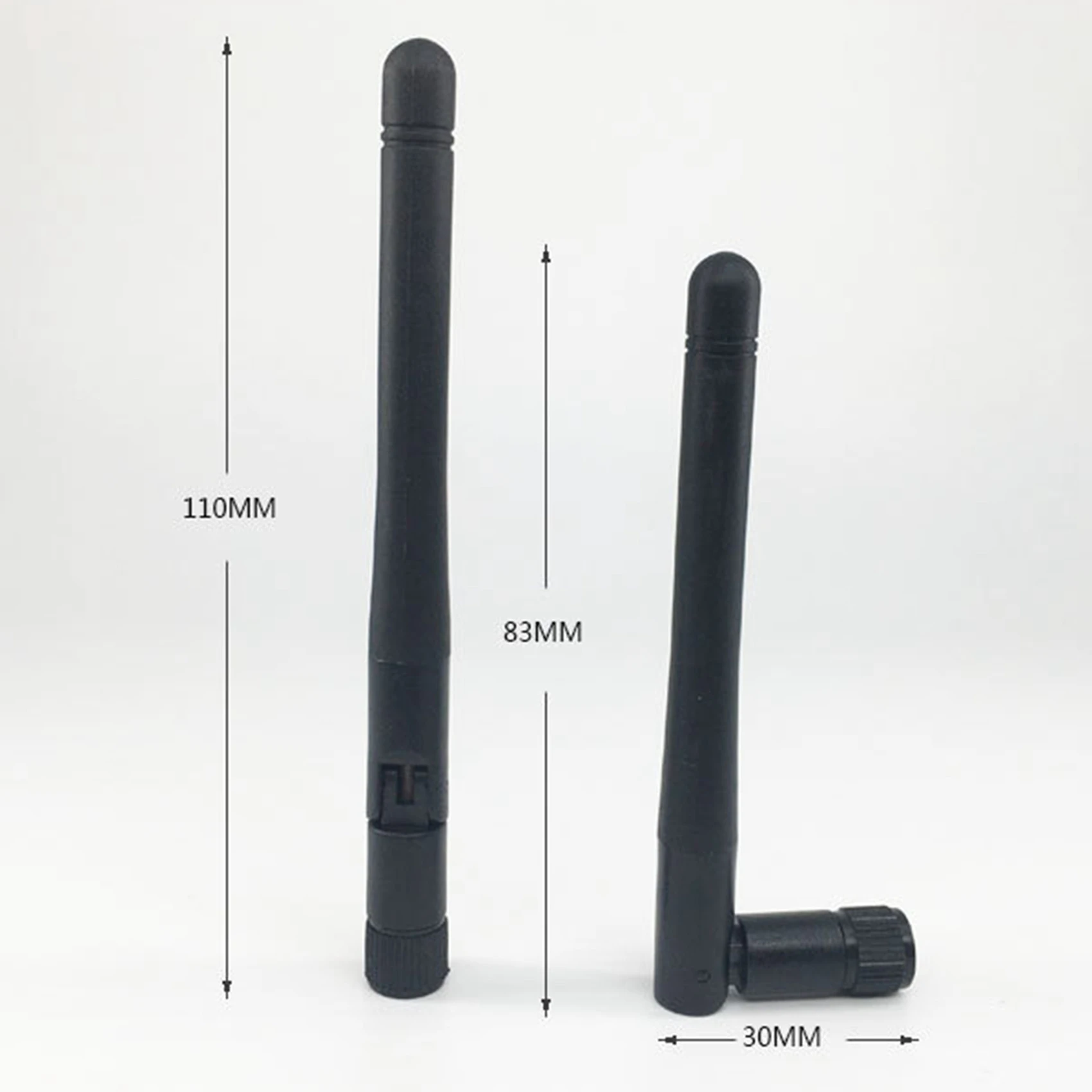 4 PC 433MHz เสาอากาศเสาอากาศรอบทิศทาง TX433-JK-11 2.5DBi ยืดหยุ่น SMA Connector 433 MHz เสาอากาศ Omni