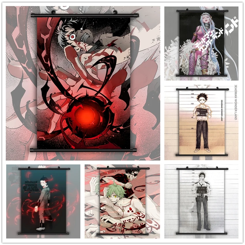 WTQ Deadman Wonderland   Igarashi Ganta Shiro Wretched Egg Canvas Painting Anime Posters Wall Decor Wall Art Picture Home Decor