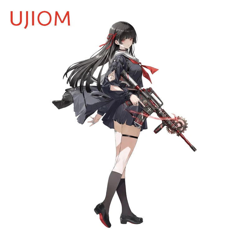 UJIOM Sailor Suit Girl Wuthering Waves Wall Sticker Air Conditioner Sunscreen Vinyl Decal Enchanting Chambre Adhesive Wallpaper