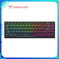 Teamwolf Raven68 wired magnetic switch mechanical keyboard 8k quick trigger RGB backlit e-sports PC game custom keyboard Gift