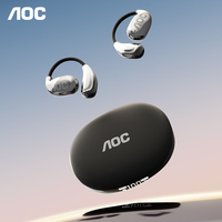 AOC Wireless Bluetooth Earphones Ear Hook Earbuds HIFI Sound with Mic Sport Headset Gaming Low Latency LP75 for Xiaomi Lenovo