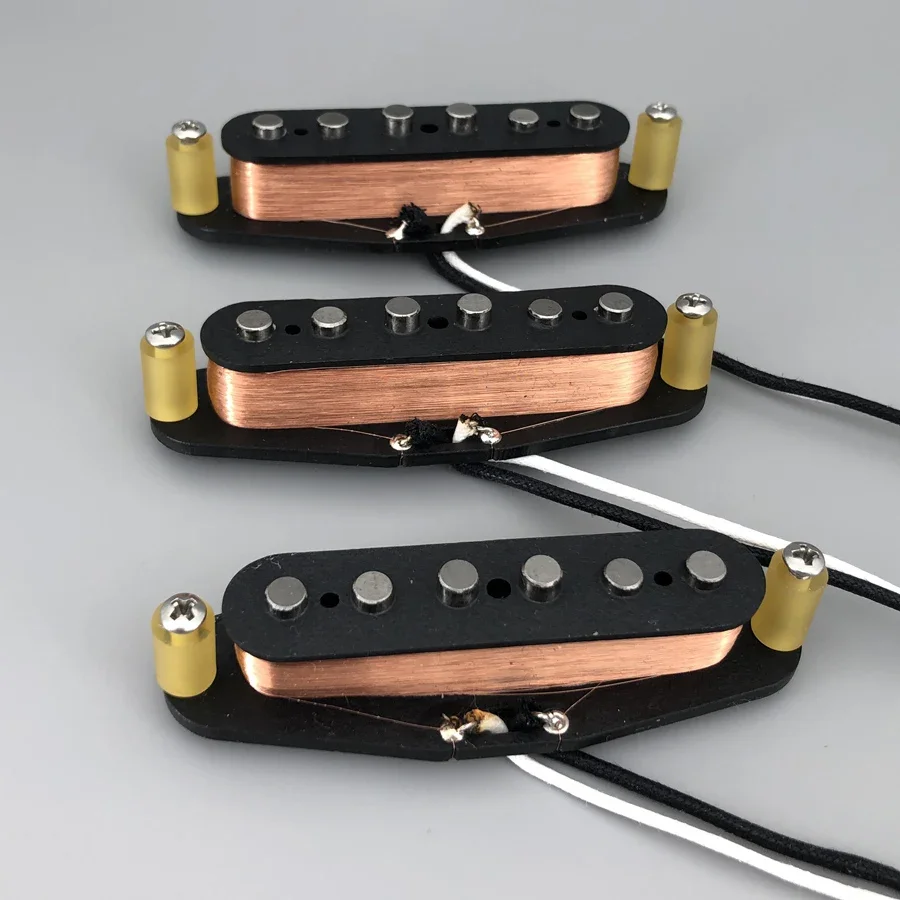 Classic V60 SSS Single Coil Handwound Guitar Pickups Neck Middle Alnico 5 Musical Instruments Accessories