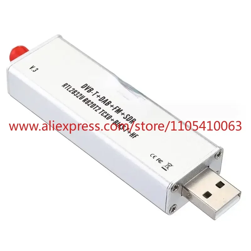 1pcs Packbox RTL-SDR Blog RTL SDR V3 R820T2 RTL2832U 1PPM TCXO RTLSDR Software Defined Radio