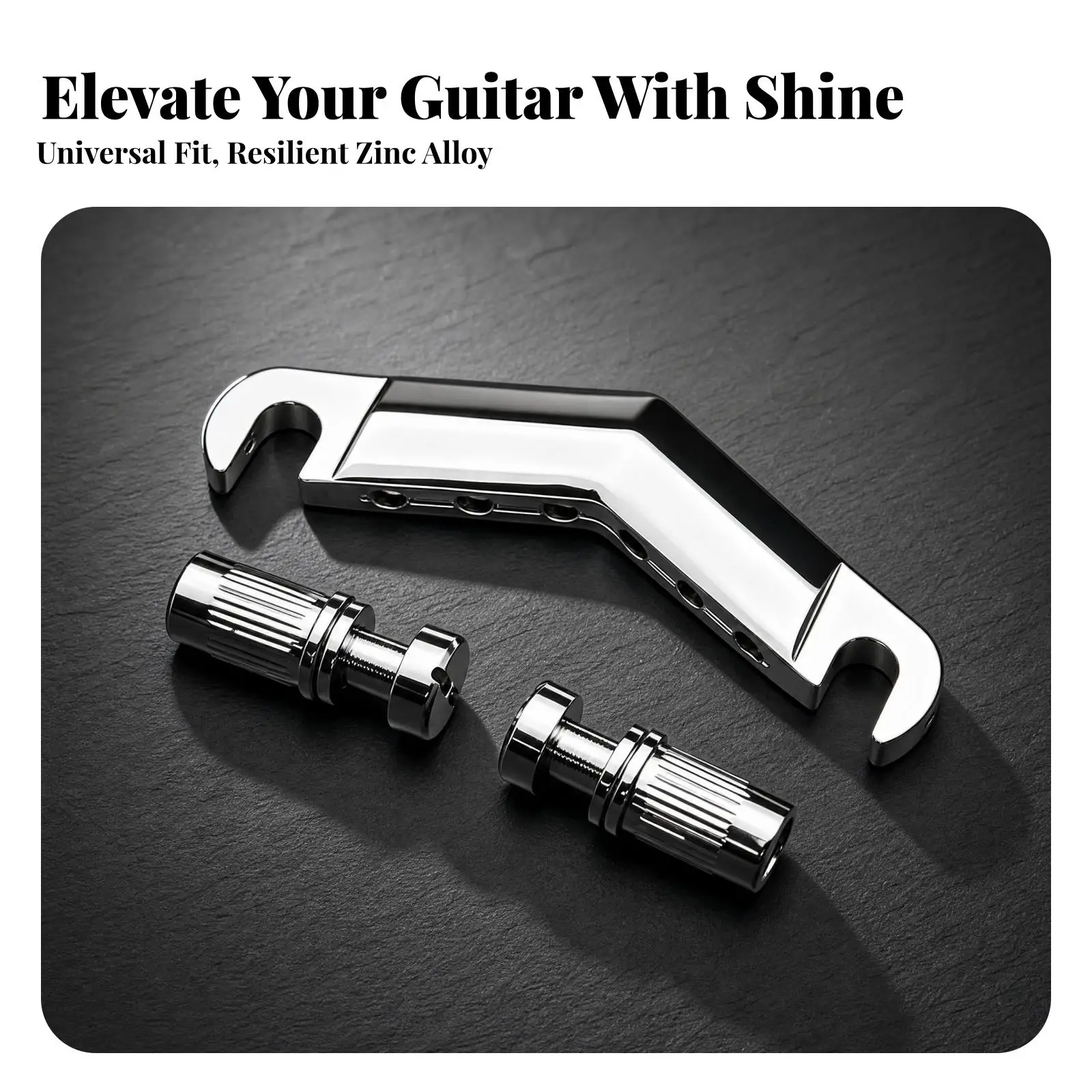 Guitar Hardware Stable Replacement Bridge with Mounting Posts Precision