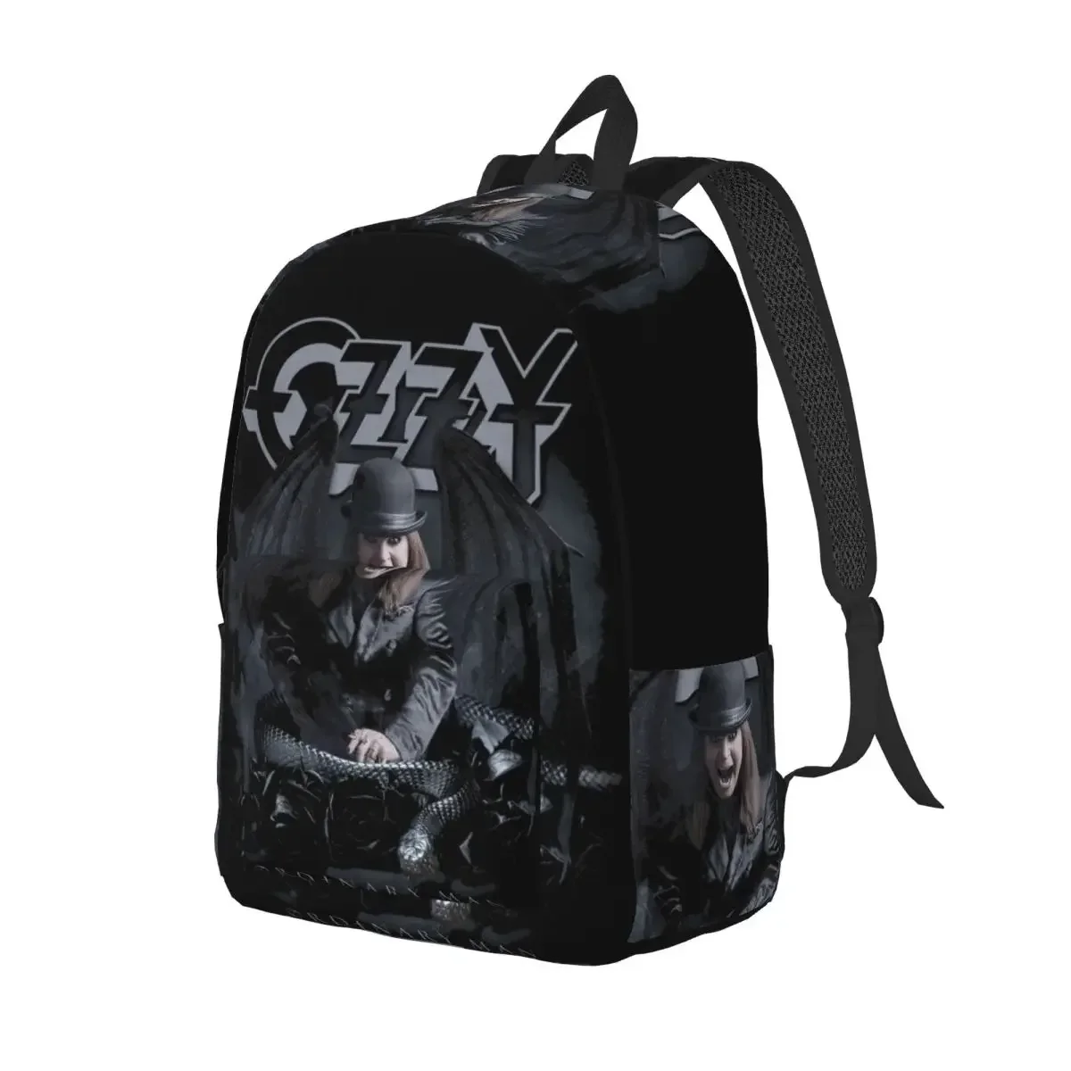 Custom Bag Heavy Metal Rock Ozzy Osbourne Ordinary Man Snakes Backpack Workout Backpacks Women Men High School Bags Design Big R