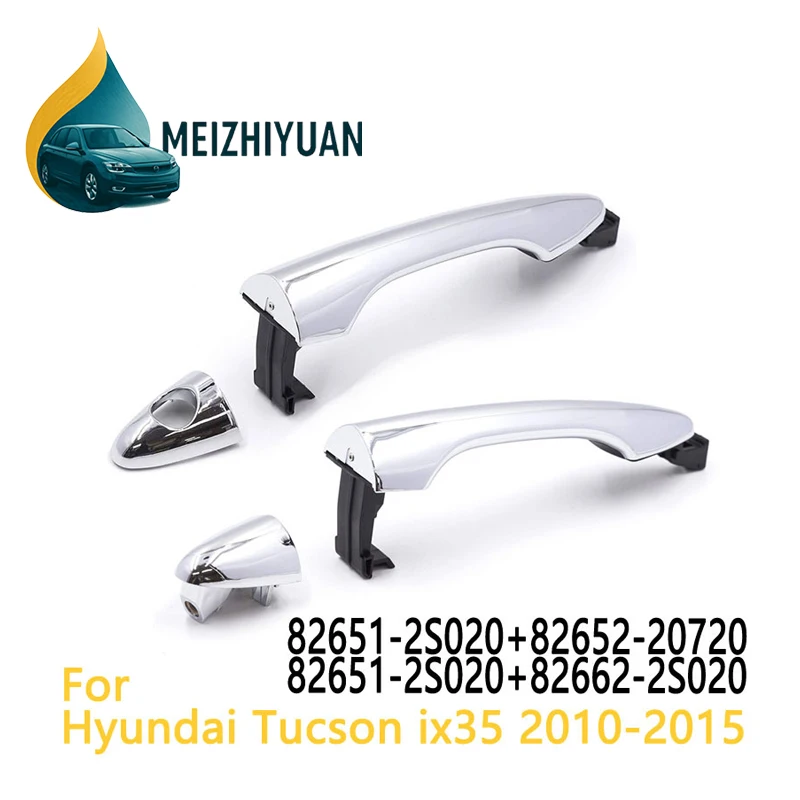

Front Rear Left Right Chrome Door Handle For Hyundai Tucson ix35 2010-2015 82651-2S020 82652-20720 82662-2S020
