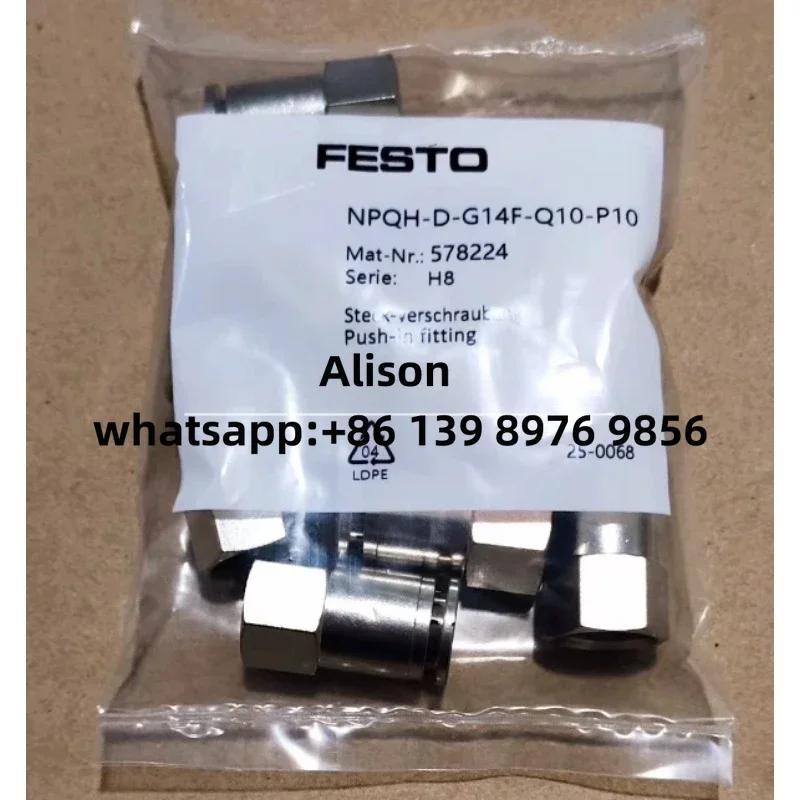 

10pcs FESTO NPQH/NPQM-L NPQH-L-G12-Q8-P10 NPQH-L-G12-Q10-P10 NPQH-L-G12-Q12-P10 NPQH-L-G12-Q14-P10 NPQH-L-G12-Q16-P10