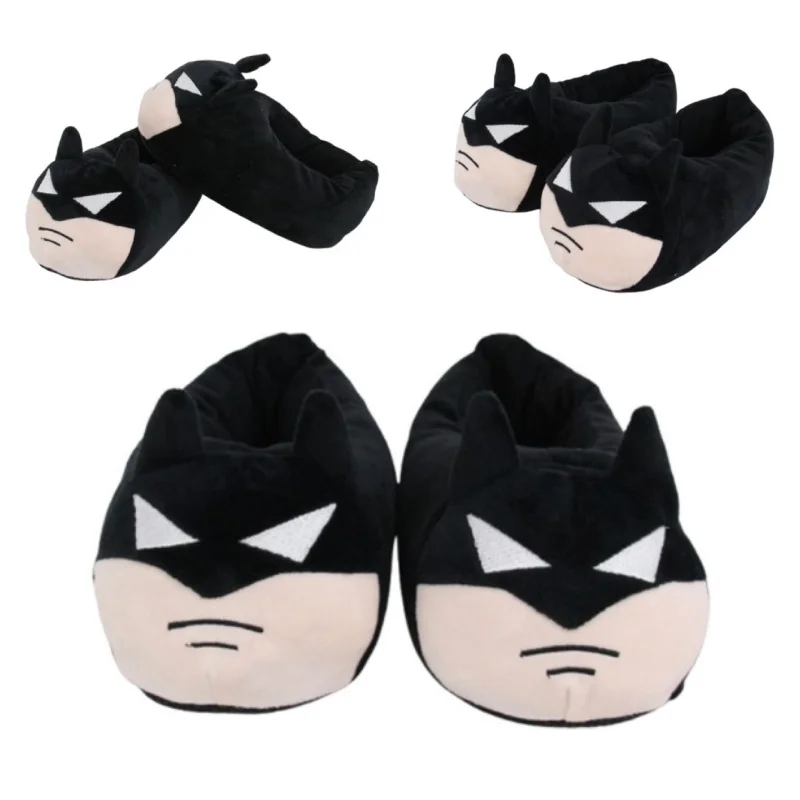 

28CM Cartoon Hero Shoes Plush Slippers Cosplay Anime Warm Half Shoes Indoor Floor Homewear Shoes Party Gift