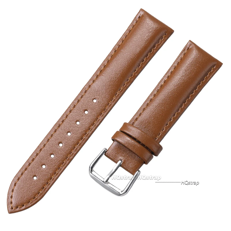 استبدال الجلود حزام (استيك) ساعة حزام عالمي لسامسونج لهواوي الأسود براون 12 13 14 15 16 17 18 19 20 21 22 23 24 مللي متر حزام #5