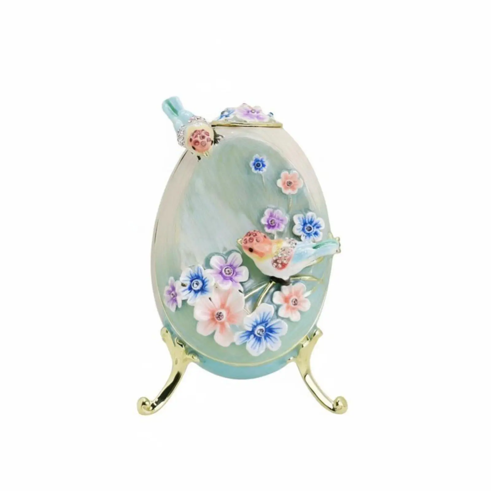 Portable Jewelry Organizer Box with Anti Oxidation Metal Finish for Travel and Daily Use