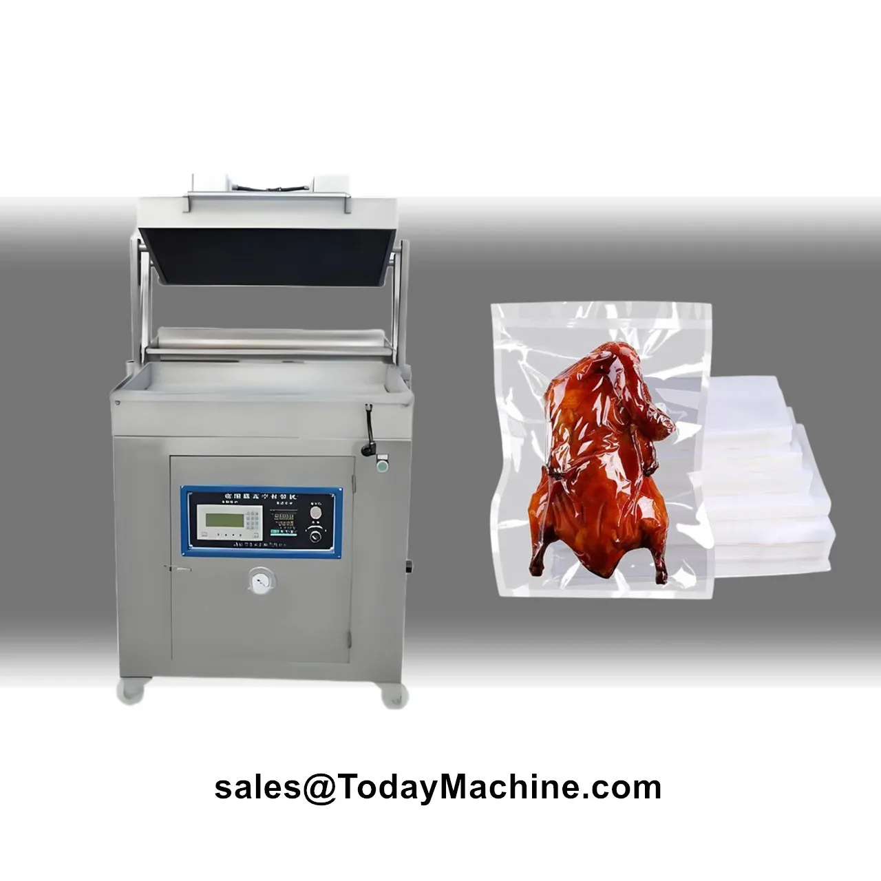 Automatic Plastic Bag Rice Coffee Beans Brick Vacuum Sealing Packing Machine