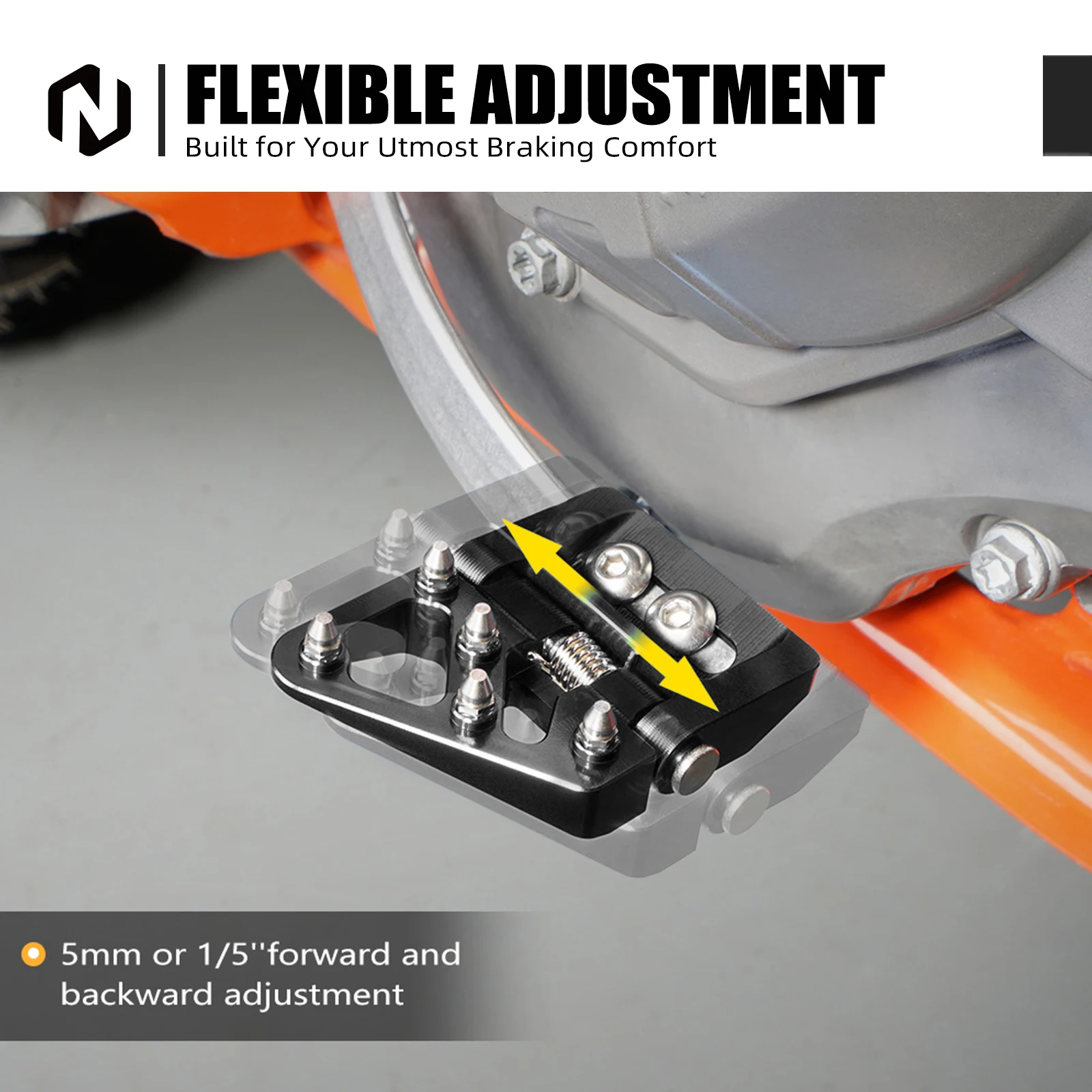 ​ ​ ل KTM EXC 300 TPI EXCF 350 EXC 450 SX 125 SXF 250 SXF 450 2017-2024 رافعة تحول تلميح و بدال فرامل تلميح ل Husqvarna TE 300