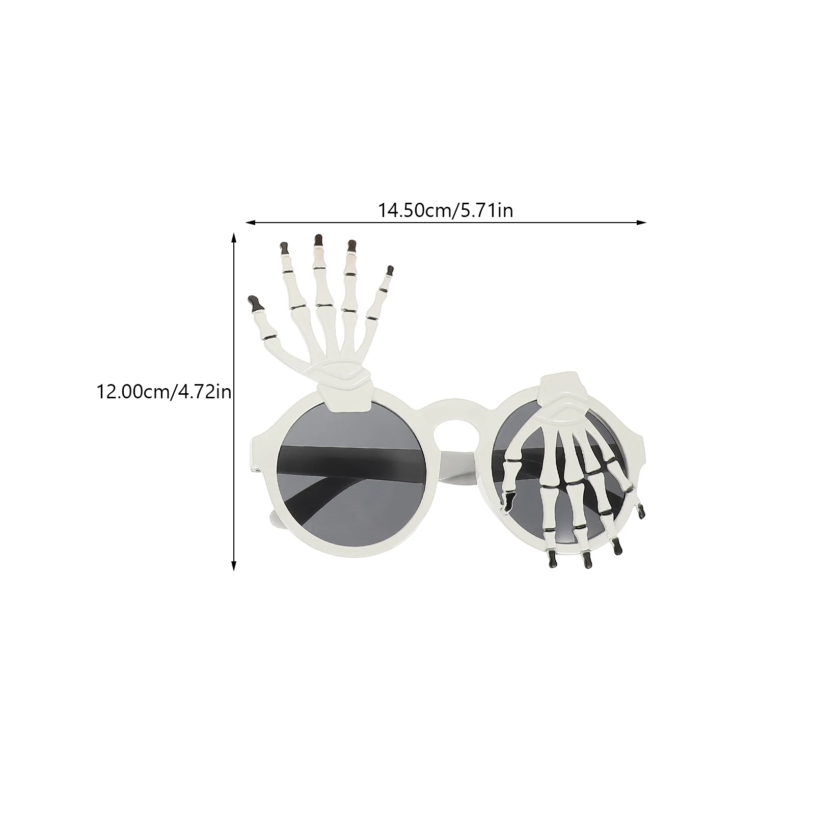 4 قطع من نظارات البراز المضحكة للحفلات، نظارات الهالوين للصور، نظارات شمسية مزخرفة للمهرجانات، فريدة من نوعها للحفلات من البلاستيك #2
