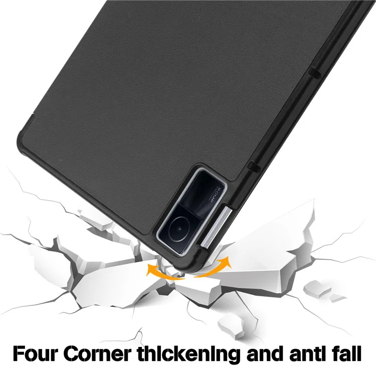 Folio-Hülle für Redmi Pad 10.61, dreifach faltbare Smart Cover mit automatischer Schlaf-/Wachfunktion, verschiedene Farbmustern – Detail 4