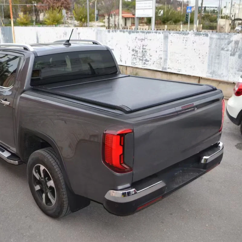 High Quality Summer Auto Part Aluminium Alloy Electric Retractable Roller Shutter Tonneau Cover for VW AMAROK Kit