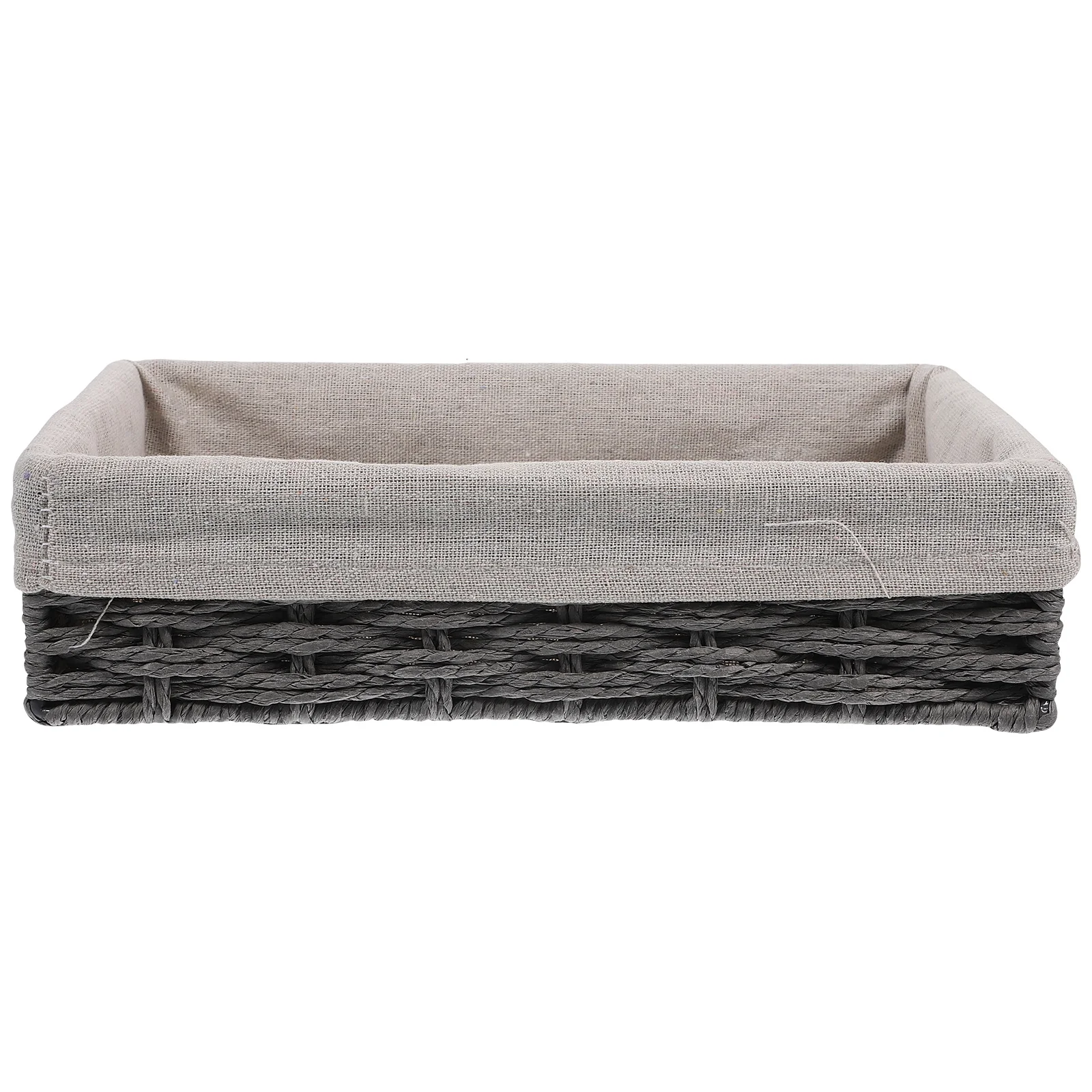 

Woven Storage Basket Safe Material Multi-Functional Organizer for Desktop Sundries Household Kitchen Bathroom Balcony