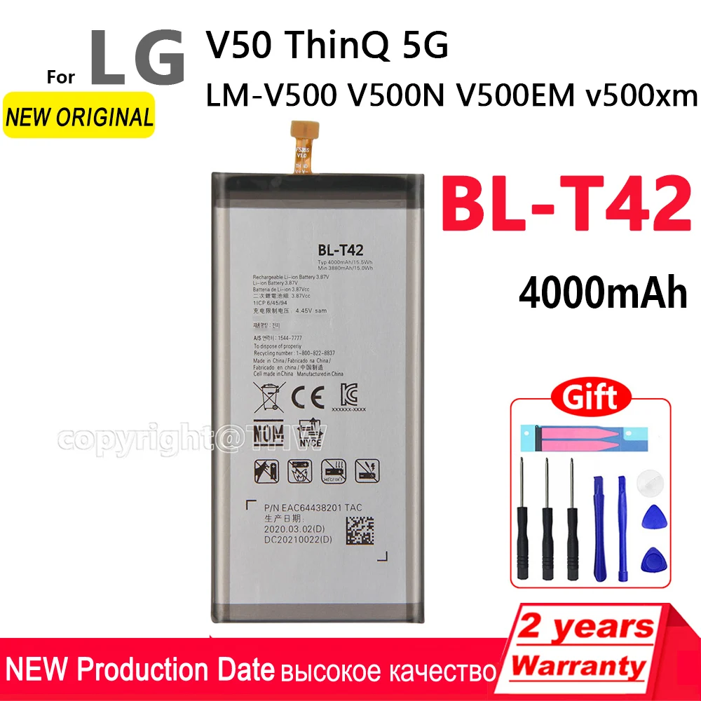 Original Battery For LG Replacement Batteria BL T5 T7 T9 T16 T19 T22 T23 T24 T30 T32 T33 T34 T36 T37 T39 T41 T42 T43 T49 T51 T55