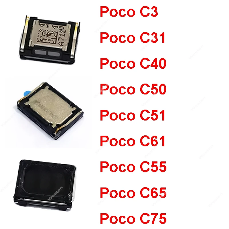 

Для Xiaomi Poco C3 C40 C50 C31 C51 C61 C55 C65 C75 Передний верхний динамик Ухо Звук Динамик Гибкий кабель Приемник Запчасти для ремонта