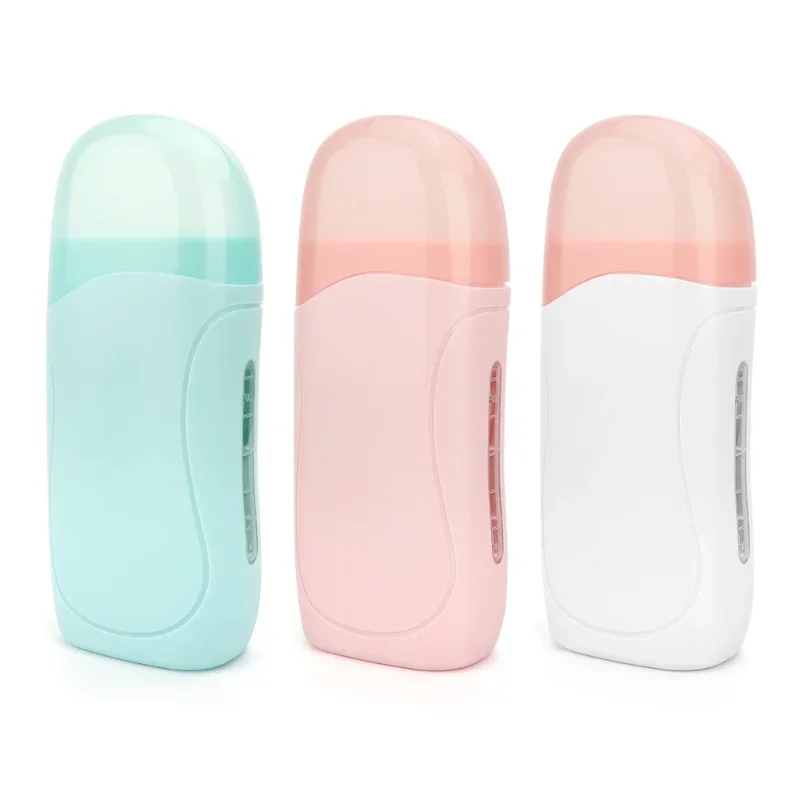 عبوات شمع قابلة للدوران غير مؤلمة - إزالة شعر طبيعي مضاد للحساسية للبيكيني والجسم، مجموعة إزالة الشعر السريع للنساء