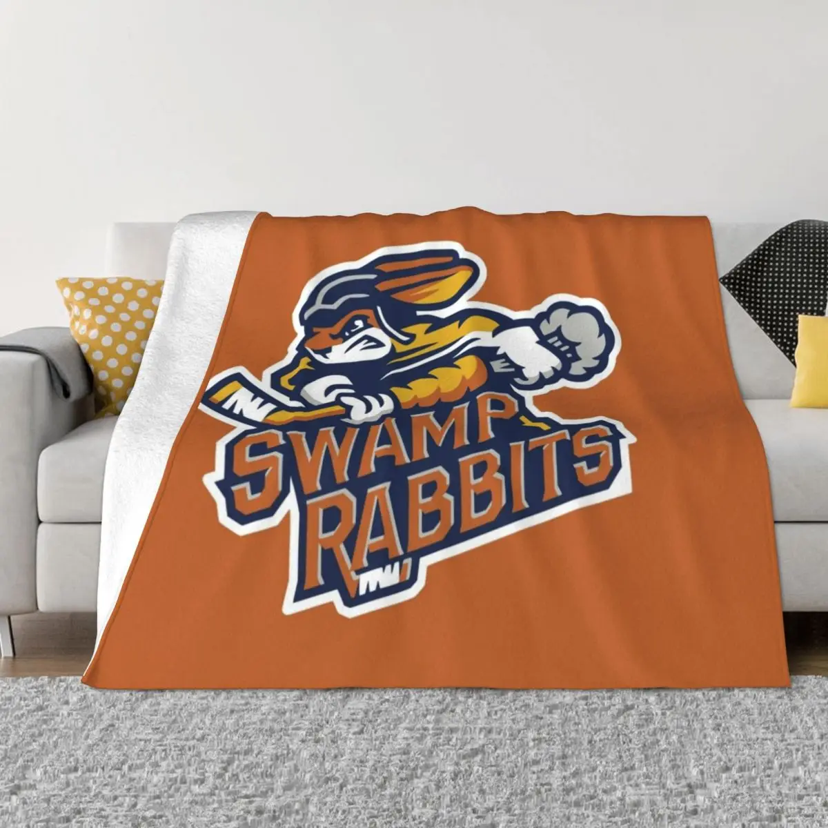 

Greenville Swamp Rabbits Throw Blanket Weighted Moving Blankets