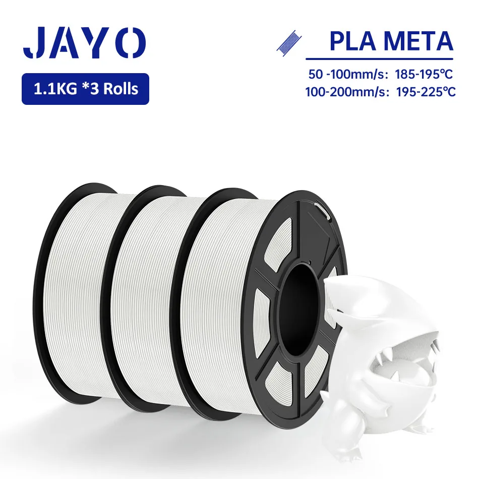 JAYO PETG/PLA/PLA Plus/PETGCF/PLA Matt/PLA Metallisch/PETG Matt 3D-Drucker Filament 3 Rollen/Set 1,75MM 3D-Druckmaterialien