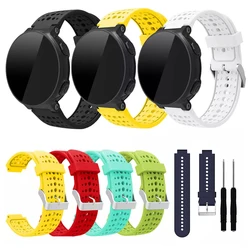 Silicone Strap For Garmin Forerunner 235 220 230 620 630 735XT Smart Watch Band