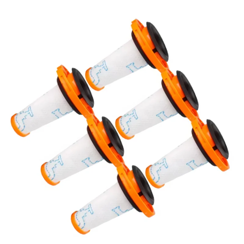 ABVI-6 peças pré-filtros para rowenta X-FORCE flex 9.60 aspirador de pó sem fio lavável reutilizável acessórios de reposição de longa duração