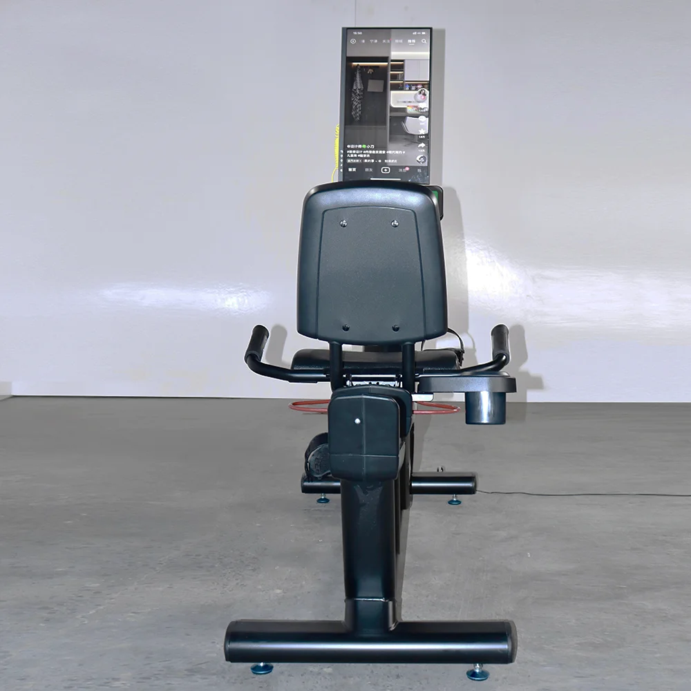 Horizontal bicycle Mirror screen Indoor spinning bicycle Fitness equipment Aerobic exercise machine exercise bike for gym